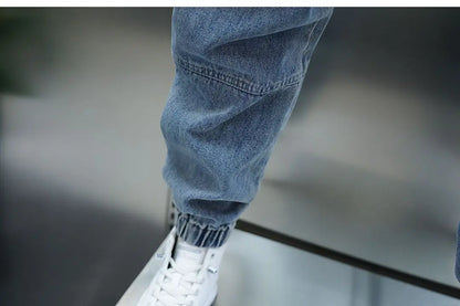 Fashionable Harem Jeans Outdoor Casual Men's Trousers Luxury Brand Men Clothing