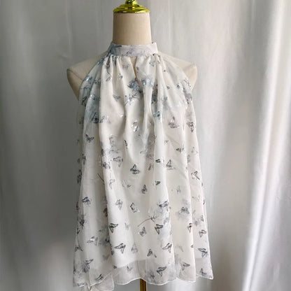 Women's Floral Halter Mini Dress