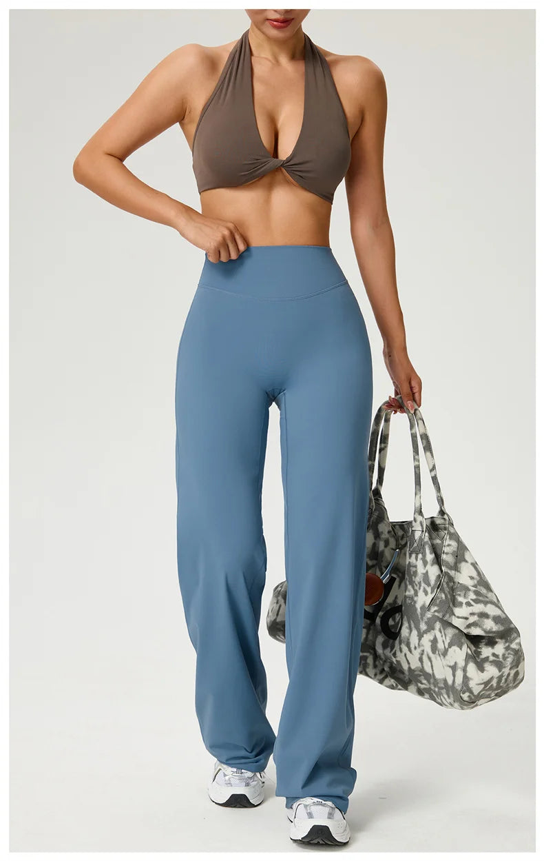 Women's Workout Wide-Leg High-Waist Leggings
