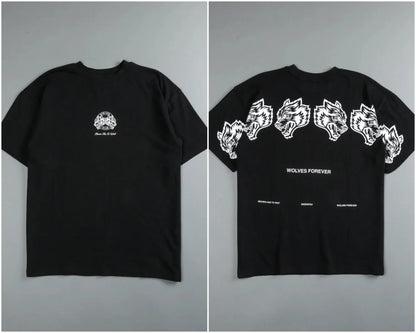 Apex Ritual – 純綿半袖プリントカップルTシャツ – 男女兼用フィットネススポーツウェア
