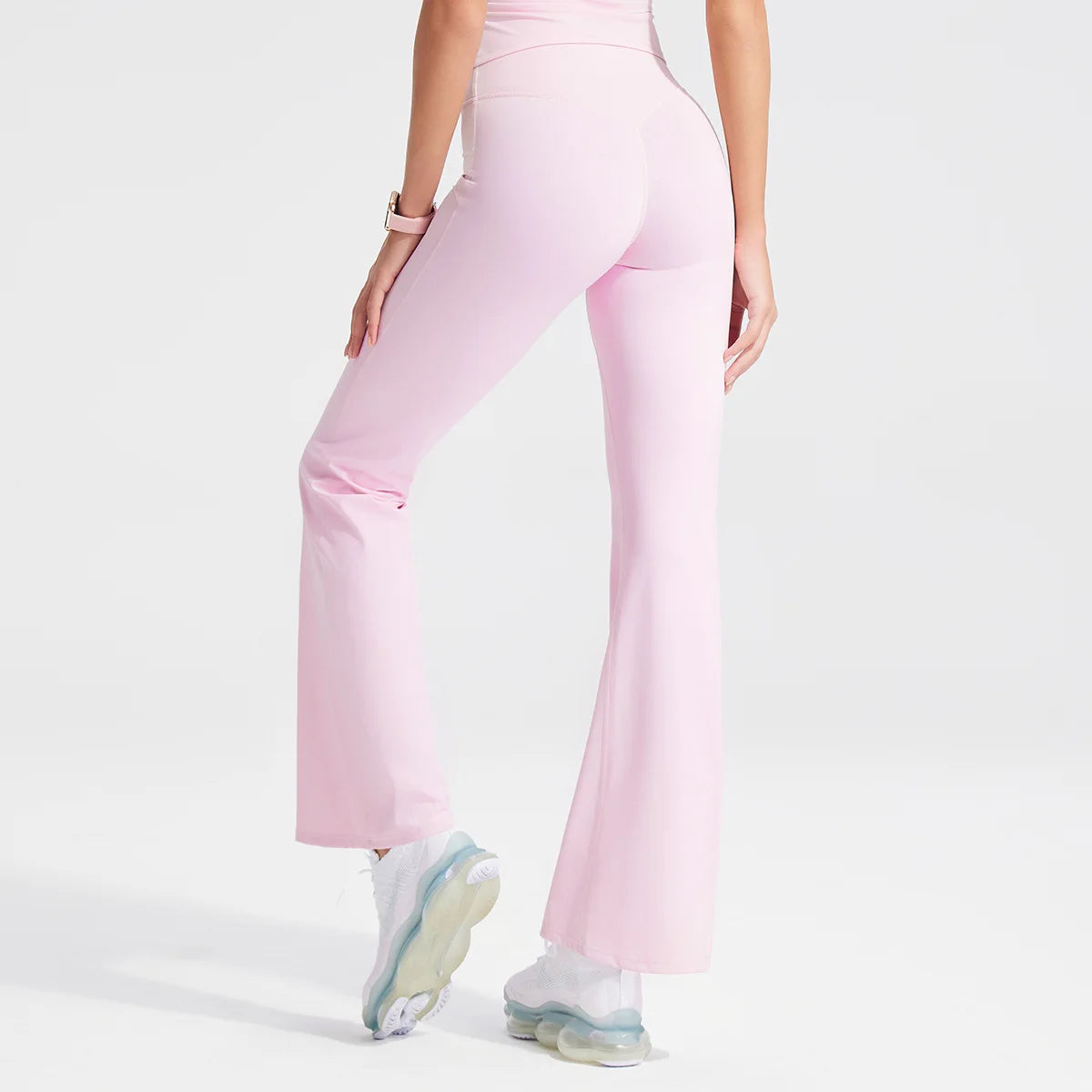 Women's Workout Wide-Leg High-Waist Two-Piece Set