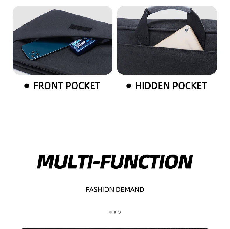 MOYYI Design Large Laptop Messenger Bag for Men Waterproof Travel Crossbody Shoulder Bag Reflective Cycling College School Bag