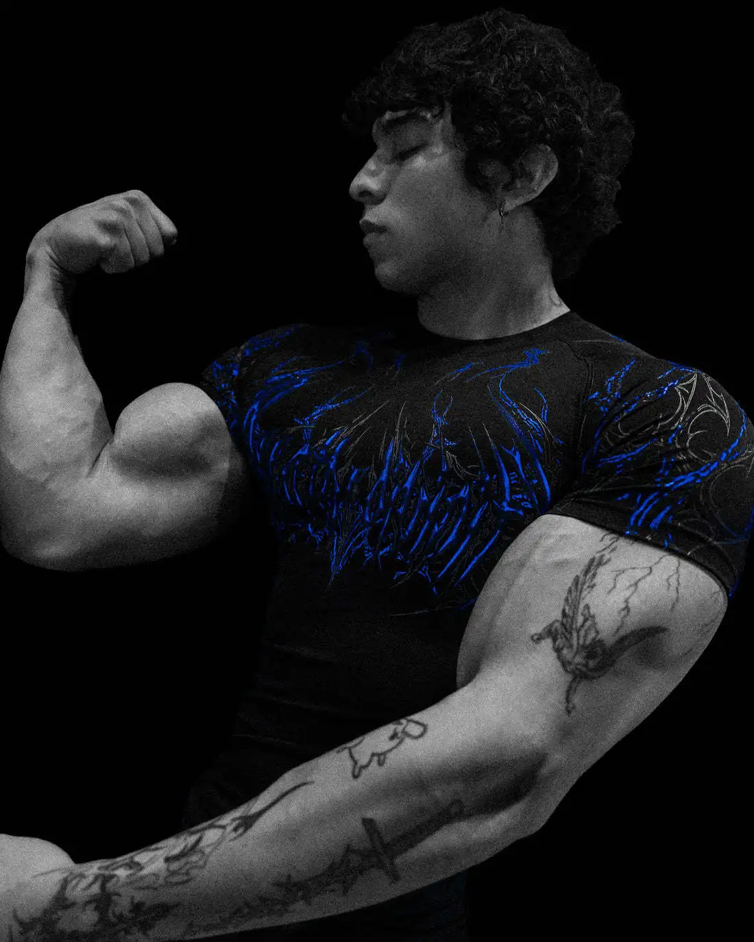 Breathedivinity Fitness Compression High-Elastic Training Short-Sleeved Quick-Dry T-Shirt