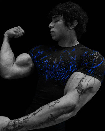 Breathedivinity Fitness Compression High-Elastic Training Short-Sleeved Quick-Dry T-Shirt