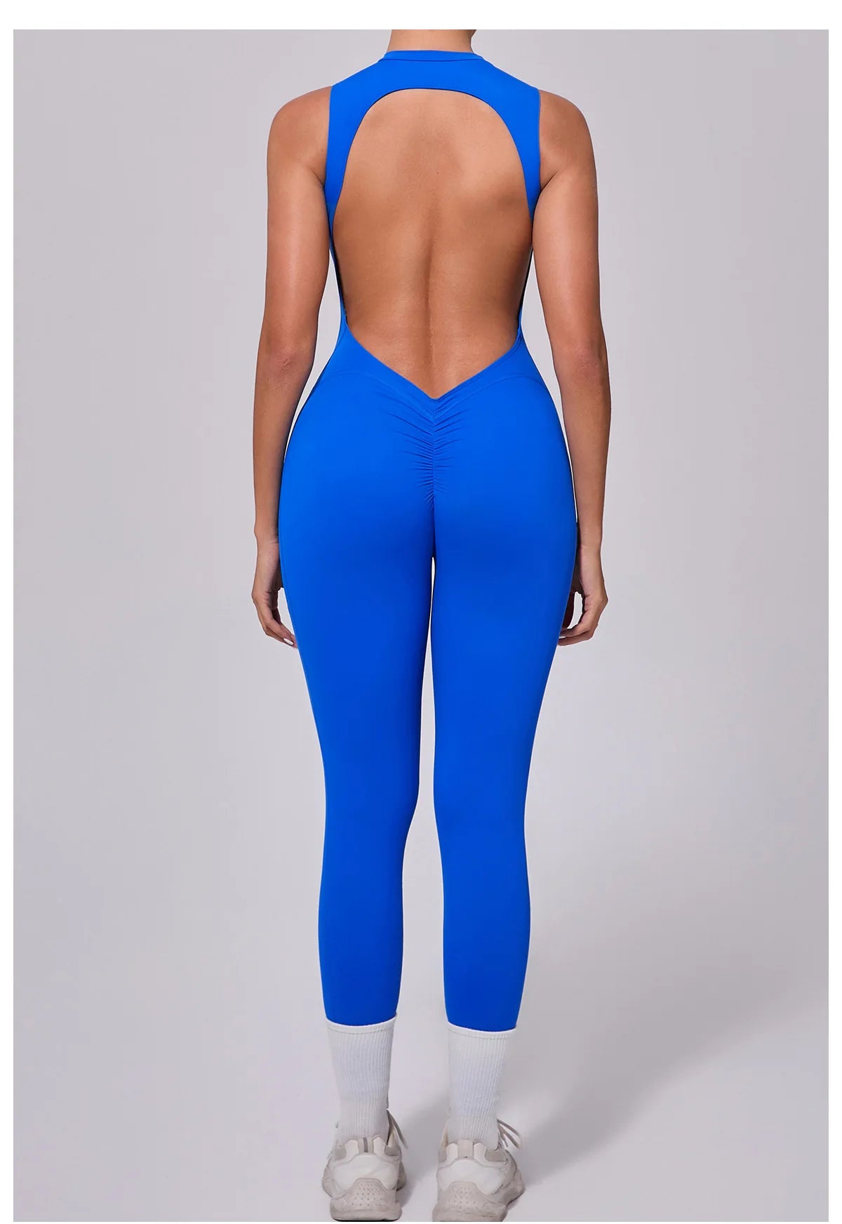 Women's Workout Black Jumpsuit