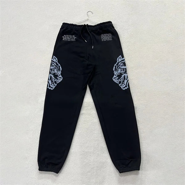 DARC SPORT ankle-length sweatpants, American-style fleece pants, fall/winter fitness training pants, men's and women's matching