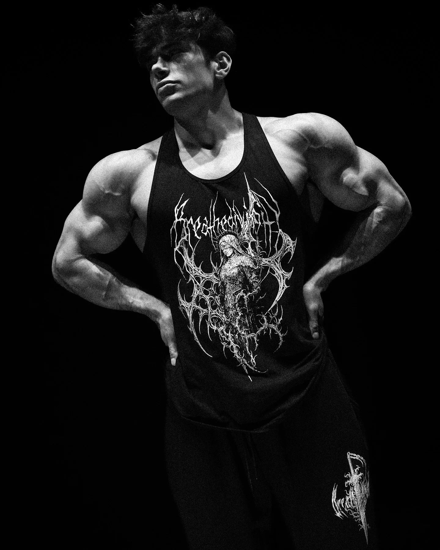 Breathedivinty Men's Sports Vests for Jogging and Fitness Training T-Shirts
