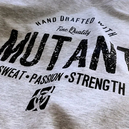 Apex Ritual – メンズ伸縮性丸首フィットネスTシャツ – 通気性コットン トレーニング スポーツTシャツ