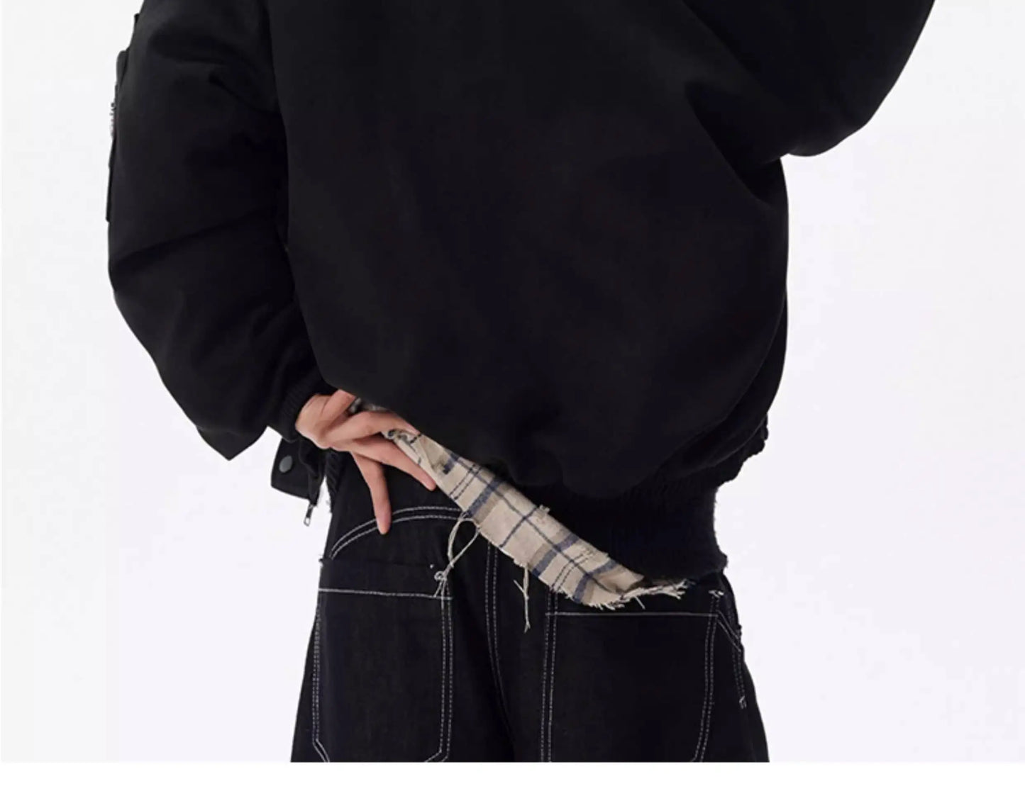 PFNW Fashion Versatile Warm Coat Autumn Winter New Men's Fur Collar High Quality Thick Cotton Jacket 28L1062