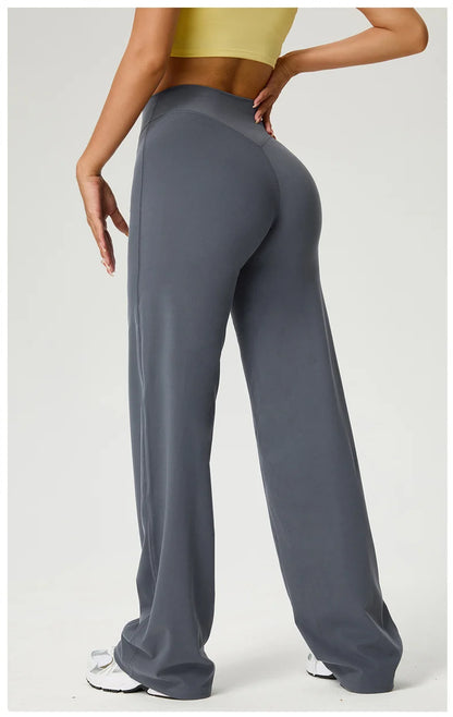 Women's Workout Wide-Leg High-Waist Leggings