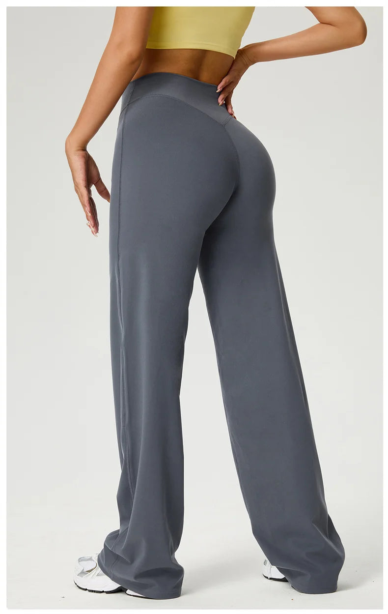 Women's Workout Wide-Leg High-Waist Leggings