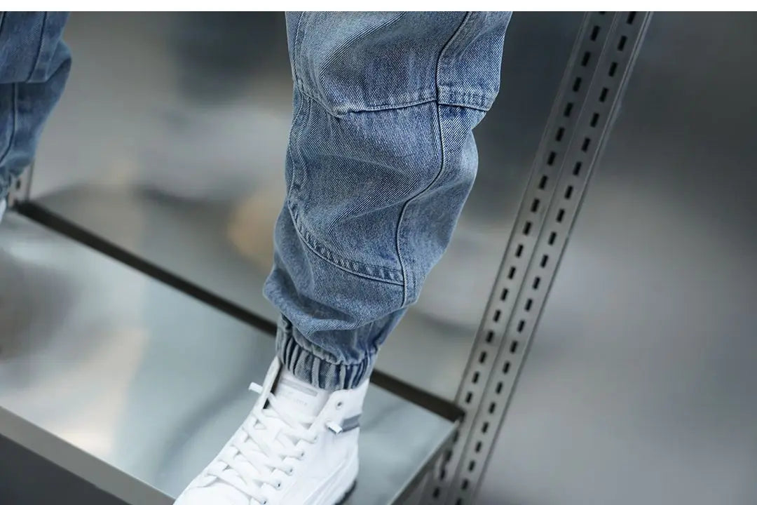 Fashionable Harem Jeans Outdoor Casual Men's Trousers Luxury Brand Men Clothing