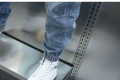 Fashionable Harem Jeans Outdoor Casual Men's Trousers Luxury Brand Men Clothing