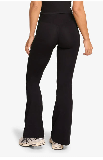 Women's Workout Wide-Leg High-Waist Two-Piece Set