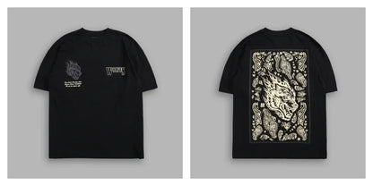 Women's Wolf Graphic Cotton Training T-Shirt