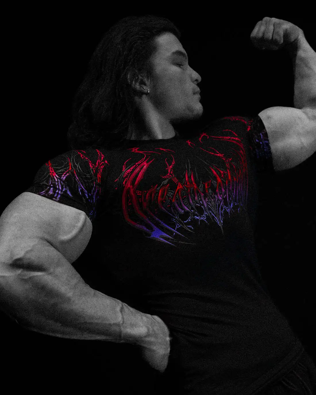 Breathedivinity Fitness Compression High-Elastic Training Short-Sleeved Quick-Dry T-Shirt