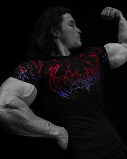 Breathedivinity Fitness Compression High-Elastic Training Short-Sleeved Quick-Dry T-Shirt