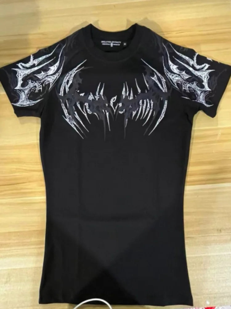 Breathedivinity Fitness Sports T-shirt with High Elasticity and Short Sleeve for Men