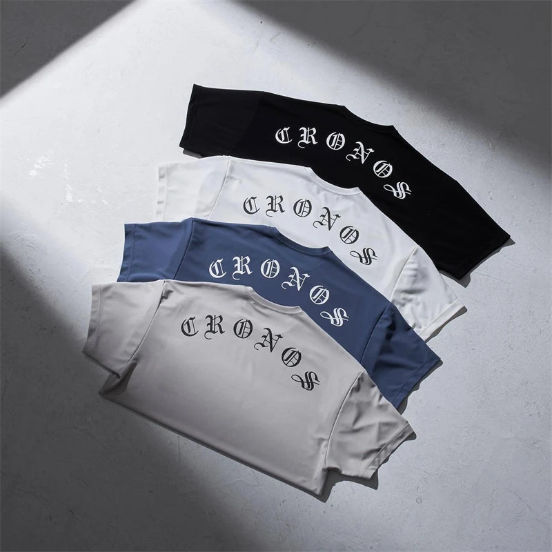 Women's CRONOS Oversized Cotton Workout T-Shirt - APEX RITUAL women's t-shirts
