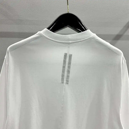 HKSH Spring Summer New Men's Tide Dark Cotton Form Five Star Printed Pattern Cotton T-shirts Half Sleeve Women Chic Tees HK2006