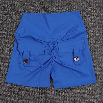 Women's Workout Slim Fit High-Waist Shorts