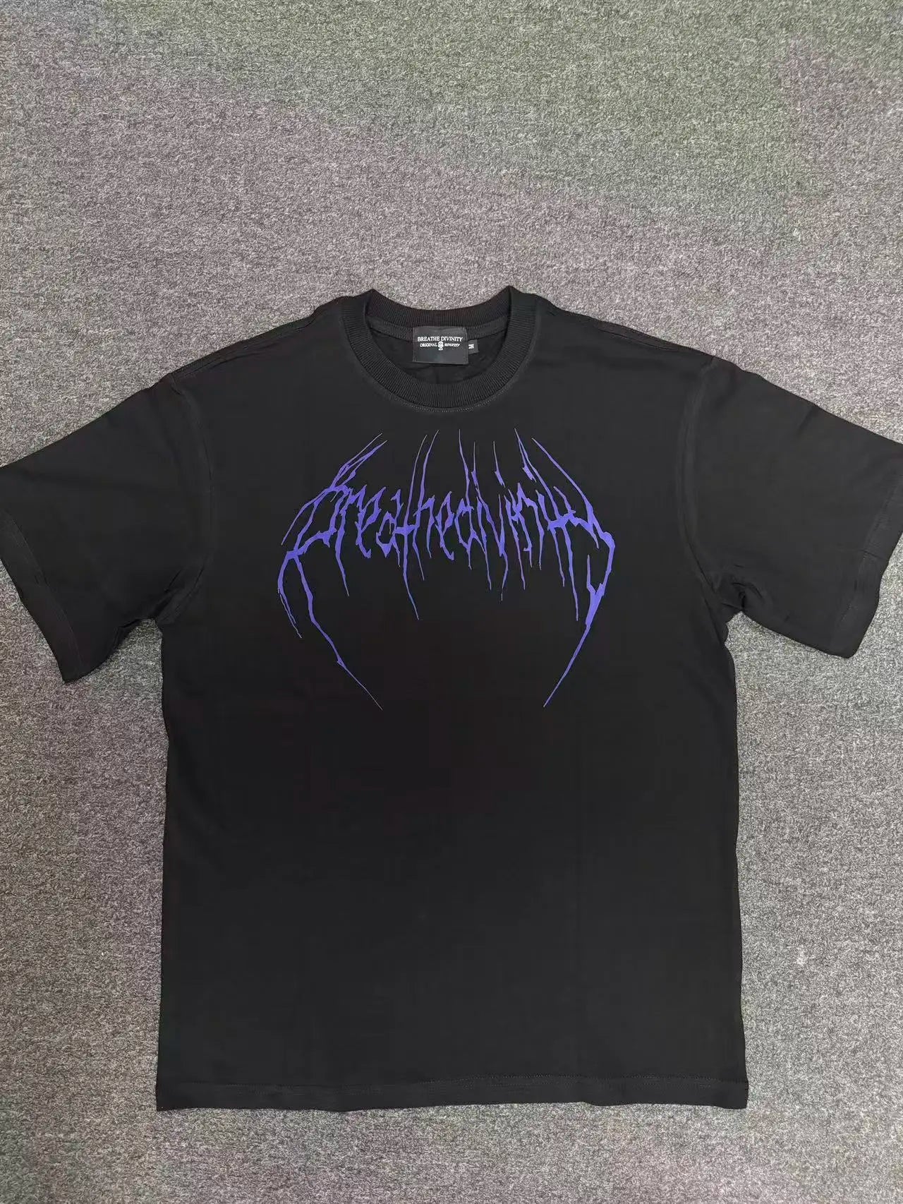 Breathedivinity American-style loose-fitting fitness cotton t-shirt