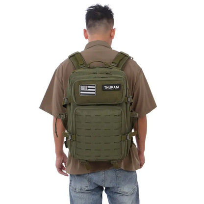 Apex Ritual – タクティカルMOLLEハンティングバックパック 25L/50L – EDC ジム＆アウトドアハイキングリュックサック ボトルホルダー付き
