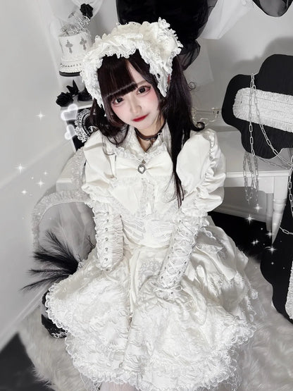 Women's Harajuku Gothic Lolita Mini Dress