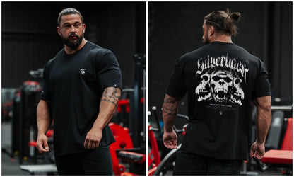 Apex Ritual – オーバーサイズ ジムTシャツ – ゆったり 通気性 ボディビルディング フィットネスTシャツ
