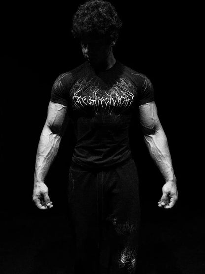 Breathedivinity Quick-drying Compression Shirt with High Elasticity and - APEX RITUAL men's t-shirts