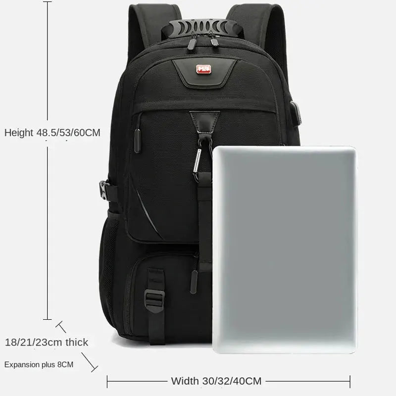 50L 60L 80L Travel Backpack for Women and Men Large Capacity Outdoor Waterproof Men's Business Trip Backpacks Women's Laptop Bag
