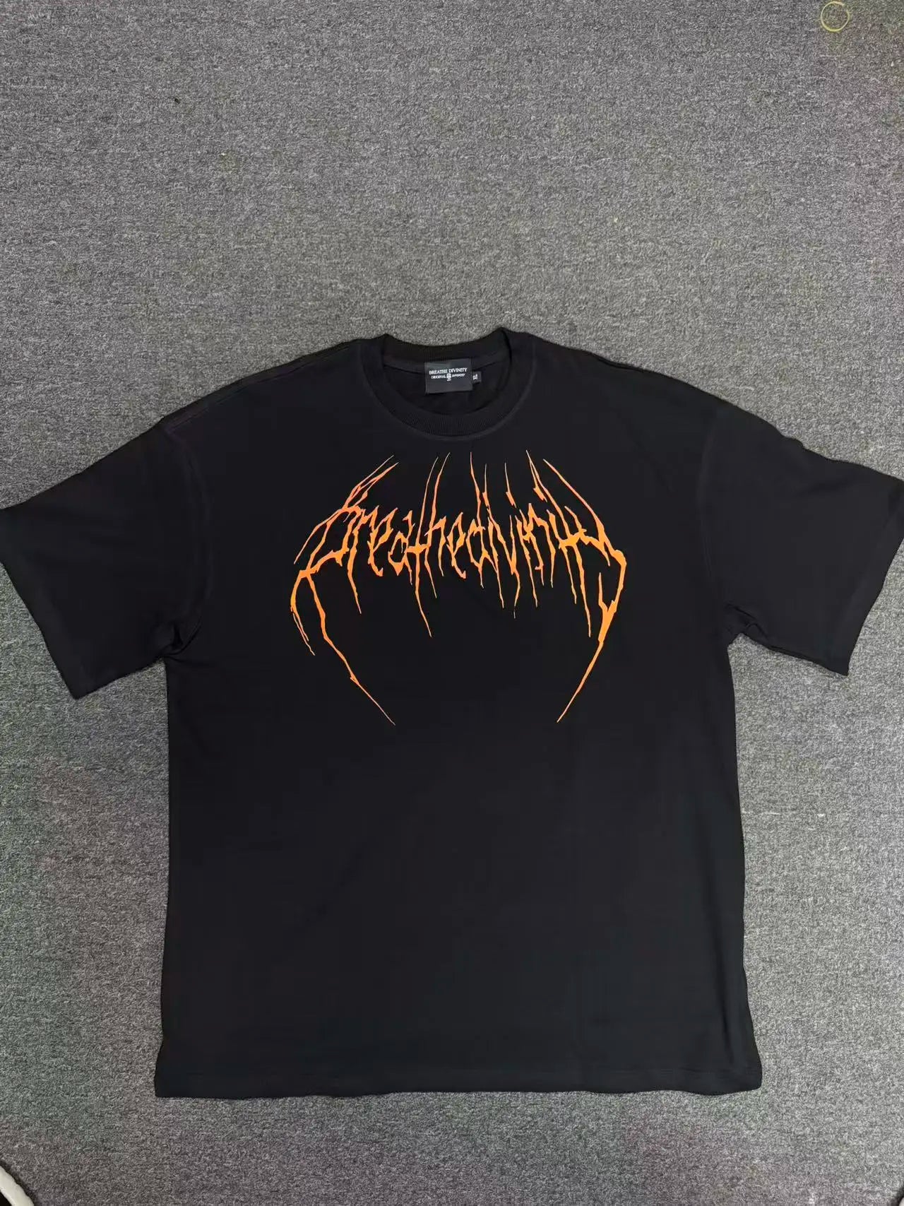 Breathedivinity American-style loose-fitting fitness cotton t-shirt