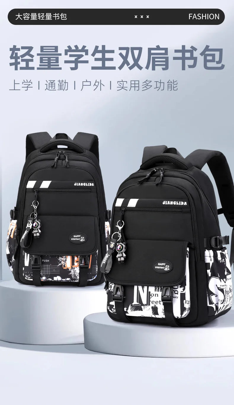 NEW Children School Bags Teenage Boys Kids Backpack Middle High School Students School Backpacks Outdoor Travel Book Bag Mochila