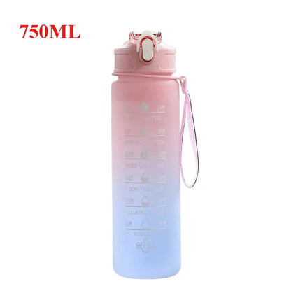 Apex Ritual – モチベーションを高めるスポーツウォーターボトル 500ml–1000ml – 漏れ防止 BPAフリー ジム用ドリンクボトル