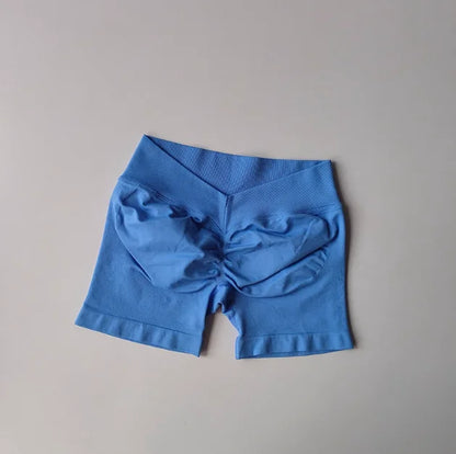 APEX RITUAL ウィメンズ シームレス トレーニングショーツ – Vウエストコンプレッション