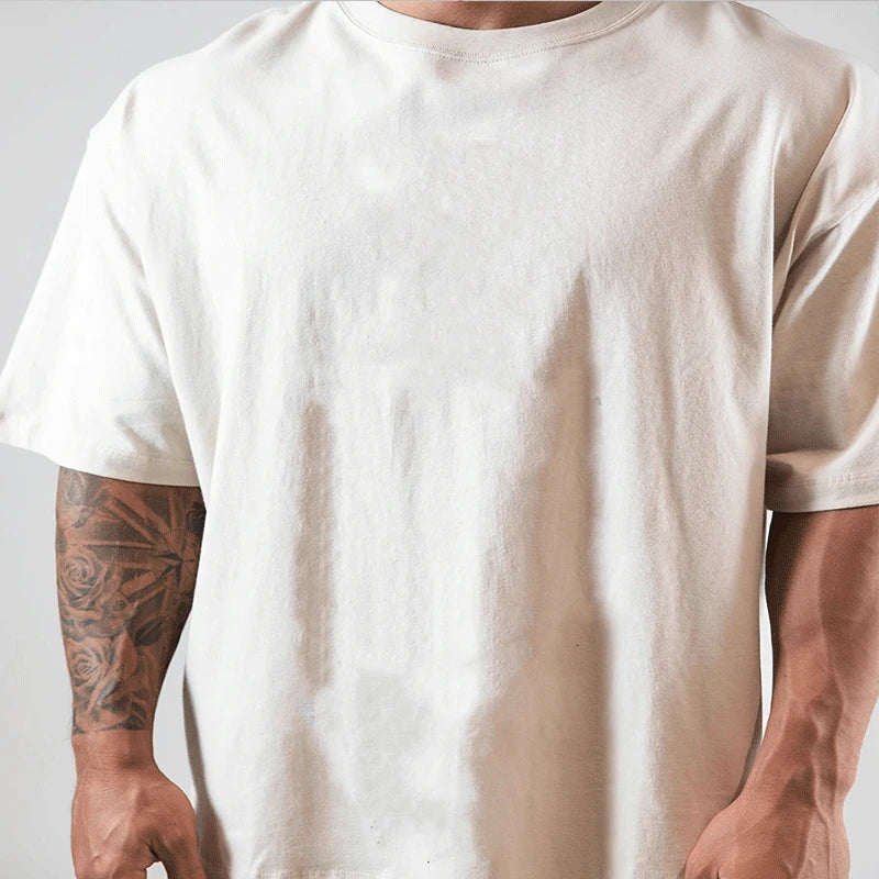 Apex Ritual – 日本とイギリスのコットンジムランニングTシャツ – 半袖ワークアウトトレーニングTシャツ