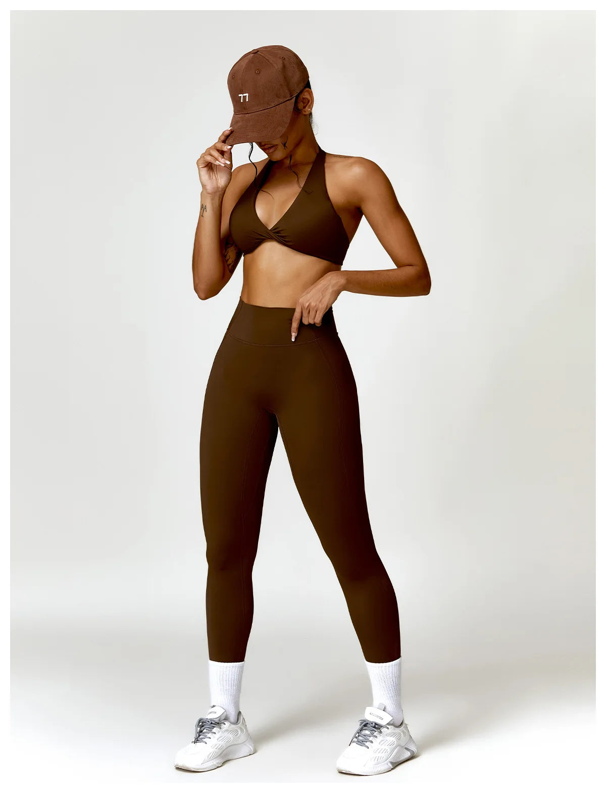Apex Ritual – レディース セクシー バック ジム ランニング プッシュアップ ヨガ スポーツブラ – トライアングルカップ 下着