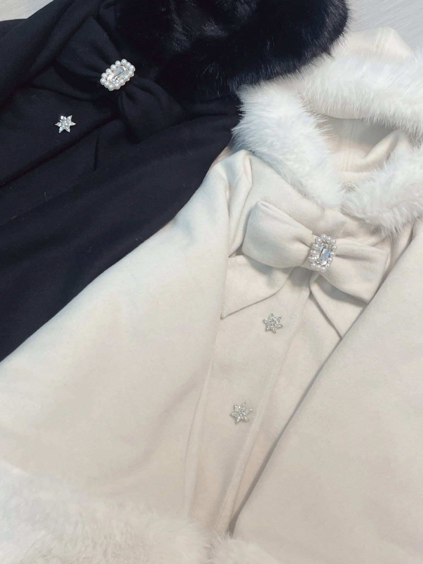 Women's Lolita Cat-Ear Wool Cape