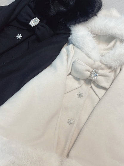 Women's Lolita Cat-Ear Wool Cape