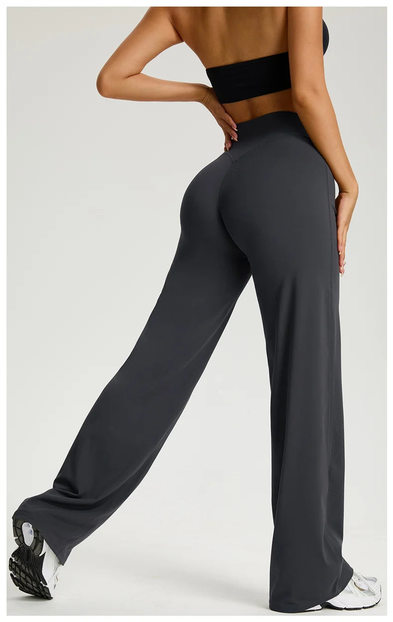 Women's Workout Wide-Leg High-Waist Leggings
