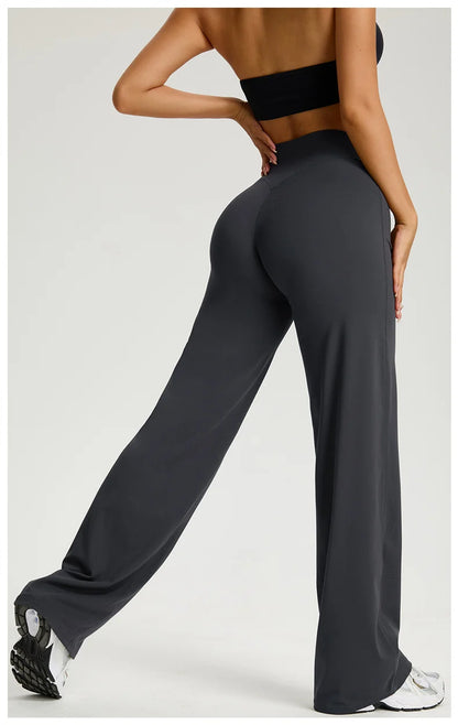 Women's Workout Wide-Leg High-Waist Leggings