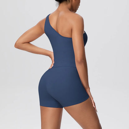 Apex Ritual Women's 2-Piece Sports Set – Push-Up Bra & Shorts