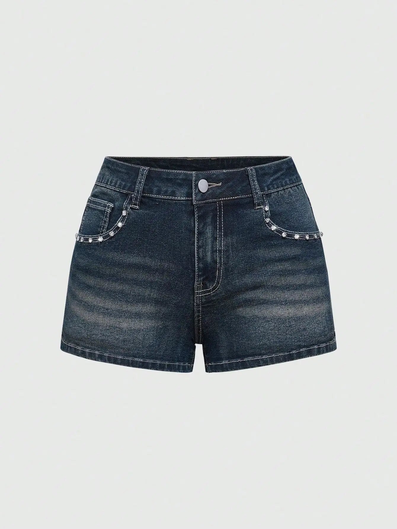 Women's Y2K Low-Rise Denim Shorts