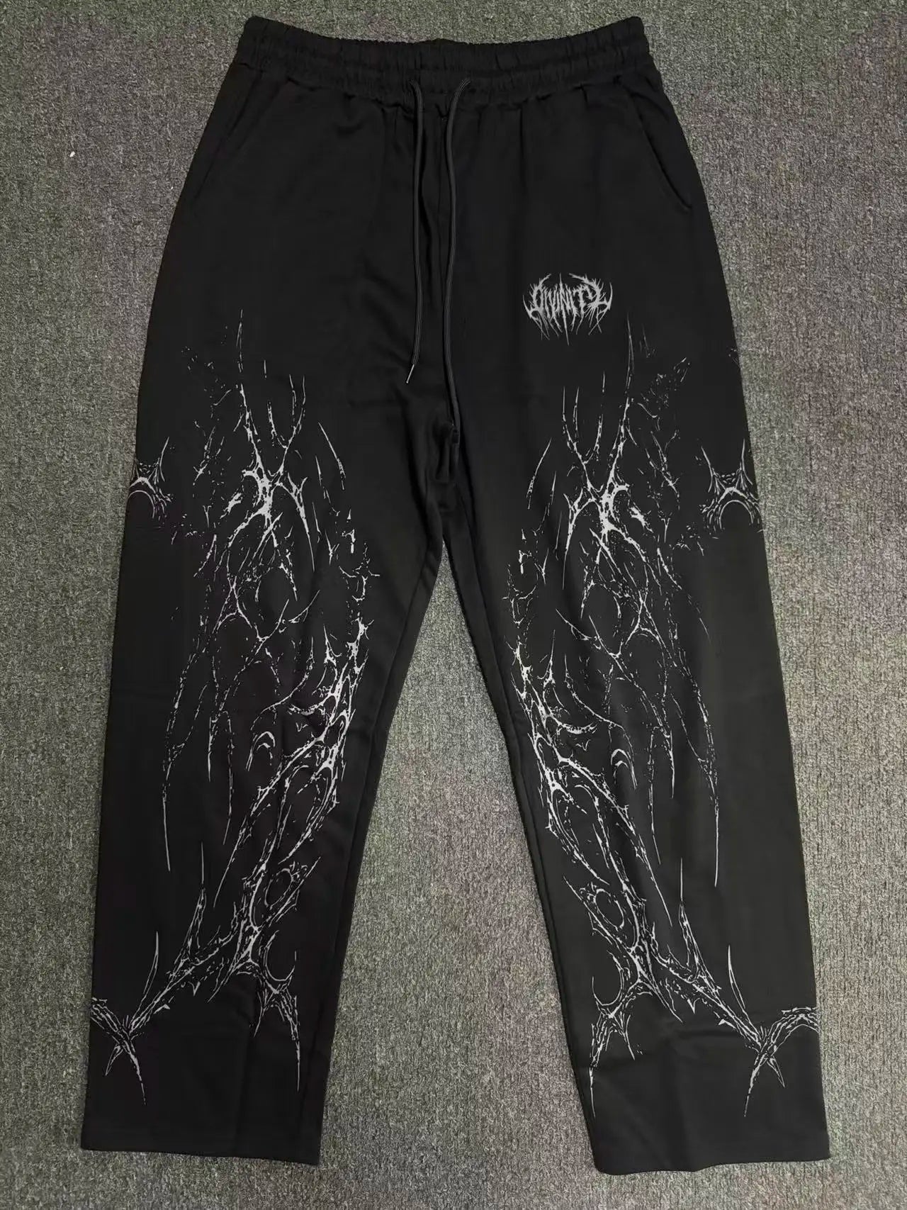 BREATHEDIVINITY Men's Sports Pants - Jogging Sports Fitness Print Casual Straight Leg Long Pants