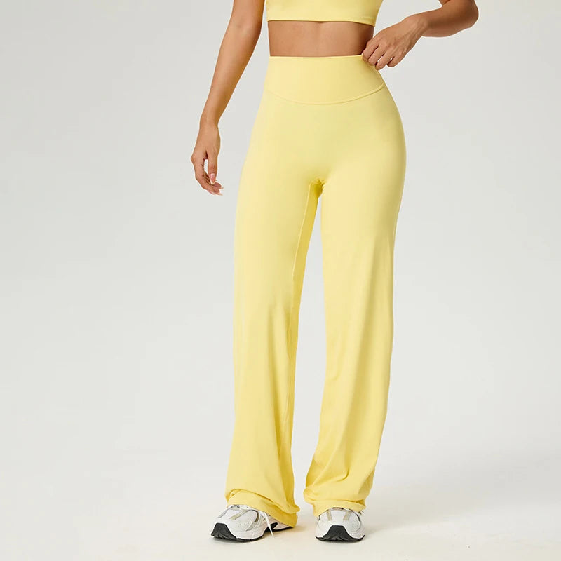 Women's Workout Wide-Leg High-Waist Leggings