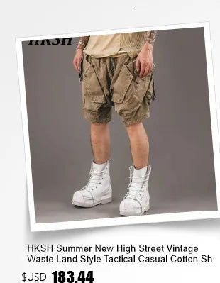 HKSH RO 2025 Summer New Man Dark Tide Chic Tank Top Ultra-thin Transparent Sleeveless Sweatshirt Wool Fashion Vest Trendy HK4911