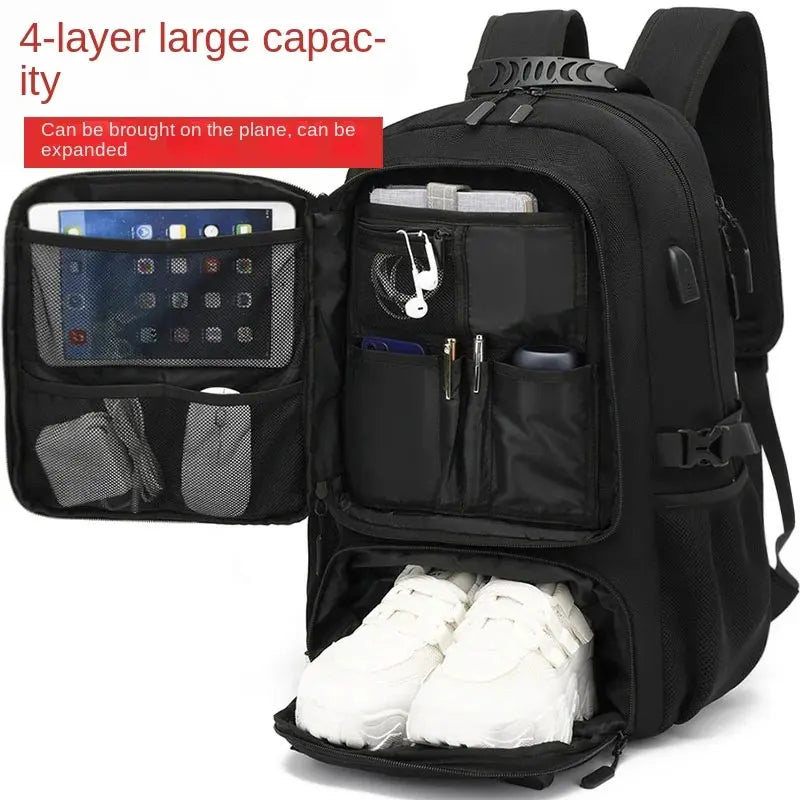 50L 60L 80L Travel Backpack for Women and Men Large Capacity Outdoor Waterproof Men's Business Trip Backpacks Women's Laptop Bag