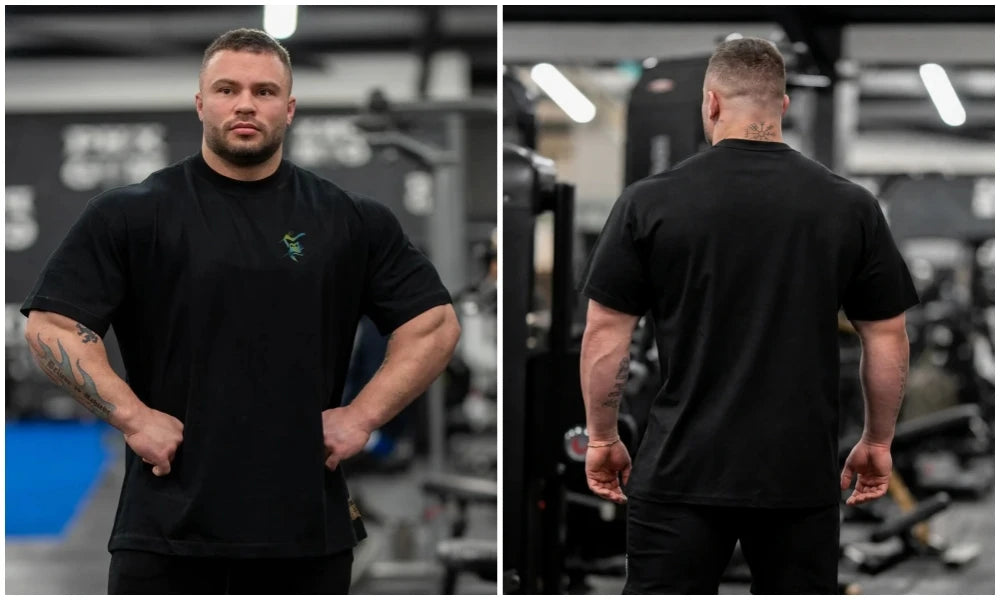 SILVERBACK Muscle Fitness T-shirt Summer Men's Athleisure Workout short sleeve Shirts cotton Fitness Tee Gym Sports Shirt Tops