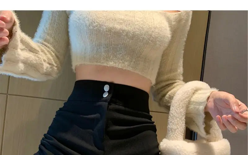 XS-5XL Shorts Women Black Wide-leg High Waist Shirring Lace-up All-match Streetwear Korean Fashion Summer Female Casual Y2k Chic