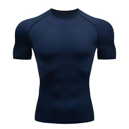 Apex Ritual Men's Compression Shirt – Quick-Dry Rash Guard Training Top